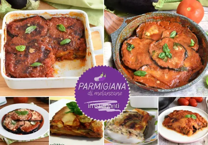 Parmigiana di melanzane ricetta originale: diverse versioni di questo classico piatto italiano, cotte in teglia e in padella, con basilico fresco.
