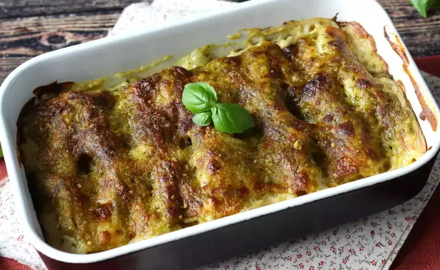Cannelloni ricotta e spinaci, cremosi e gratinati
