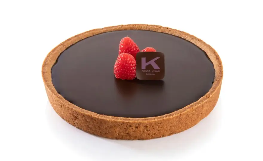 Crostata al cioccolato friabile con ganache vellutata