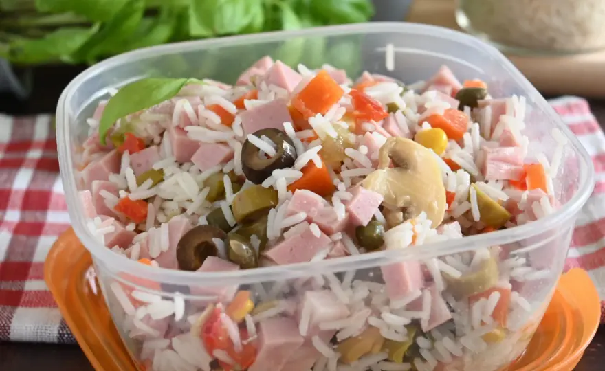 Insalata di riso perfetta, sgranata e non acquosa