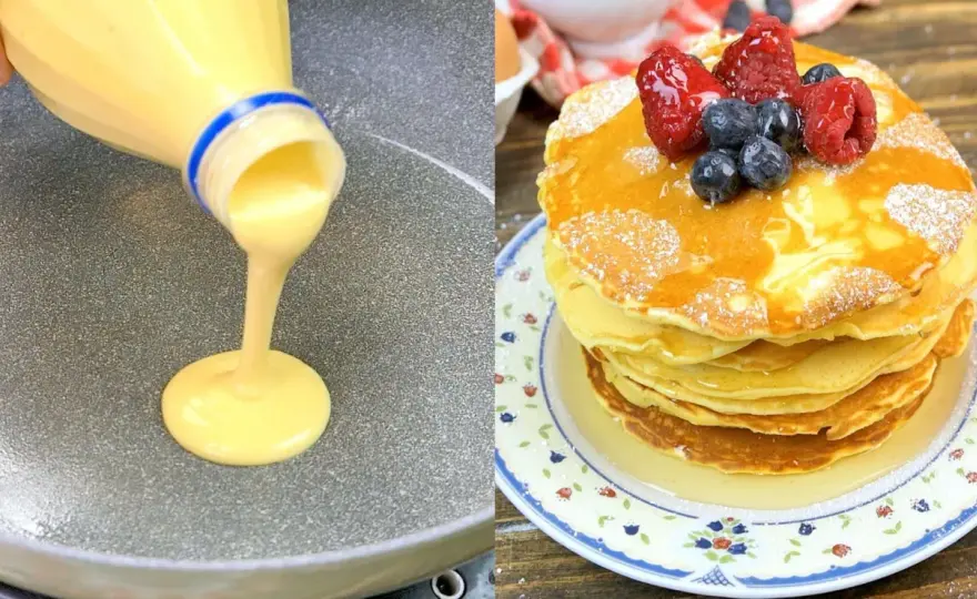 Pancake in bottiglia, la ricetta facile per una colazione soffice